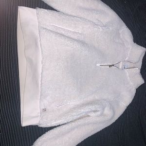 Fluffy white sweater size M